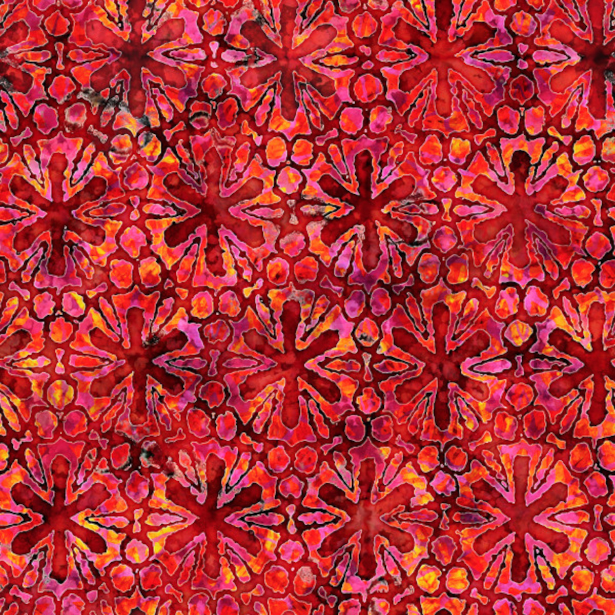Swafing Tropicalia Patchwork - Baumwolle - tolle Qualität - wunderschön Blumen bordeaux