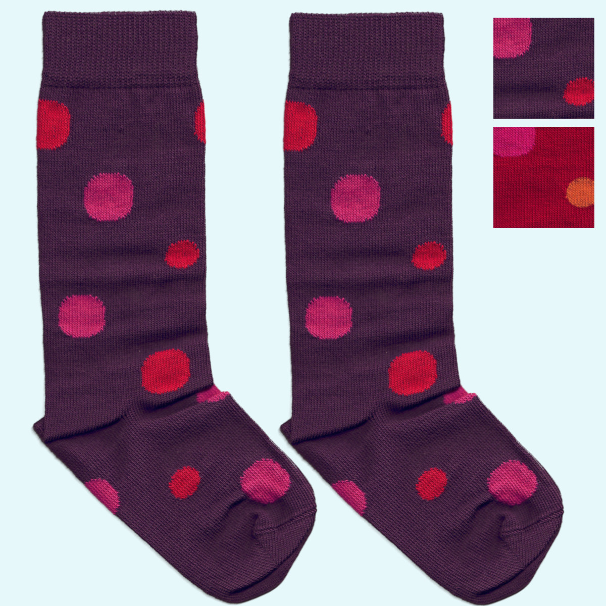 Süße Mädchen Kniestrümpfe aus Bio Baumwolle - Grödo Süße Kinder Kniestrümpfe für Mädchen aus Bio Baumwolle von Grödo