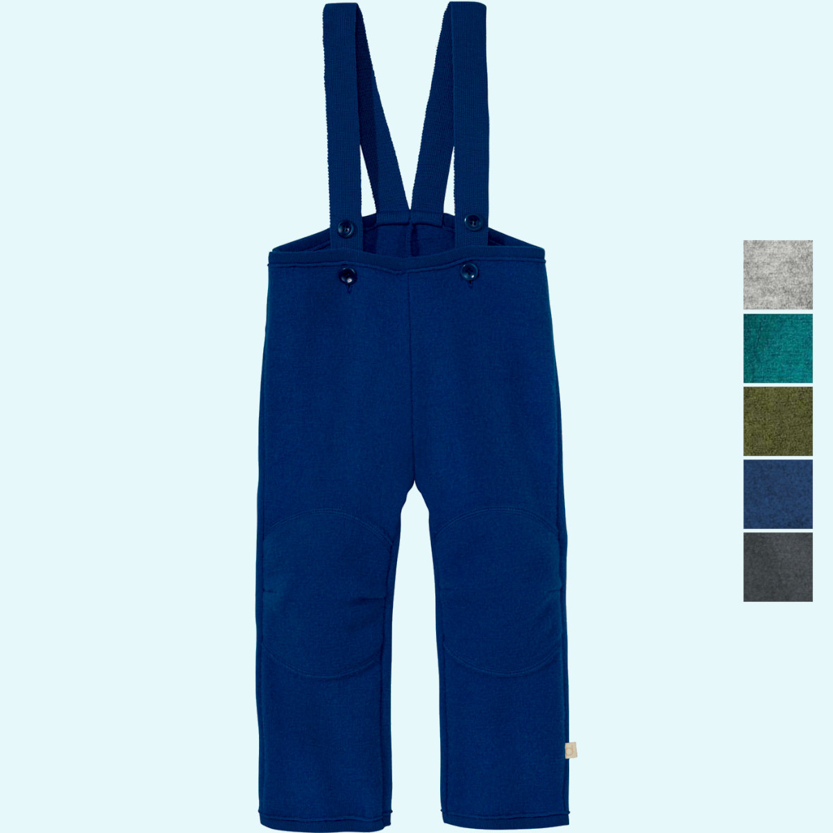 Warme disana Walk-Träger-Hose aus BIO Schurwolle - outdoor & kuschelig