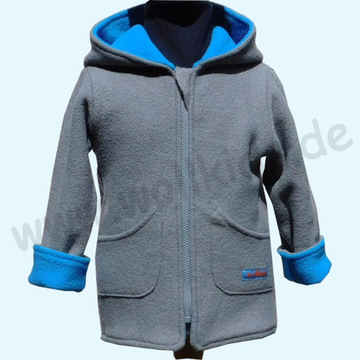 Wollwalk Winterjacke Doubleface ❄ Doppelter Walk - muckelig warm 