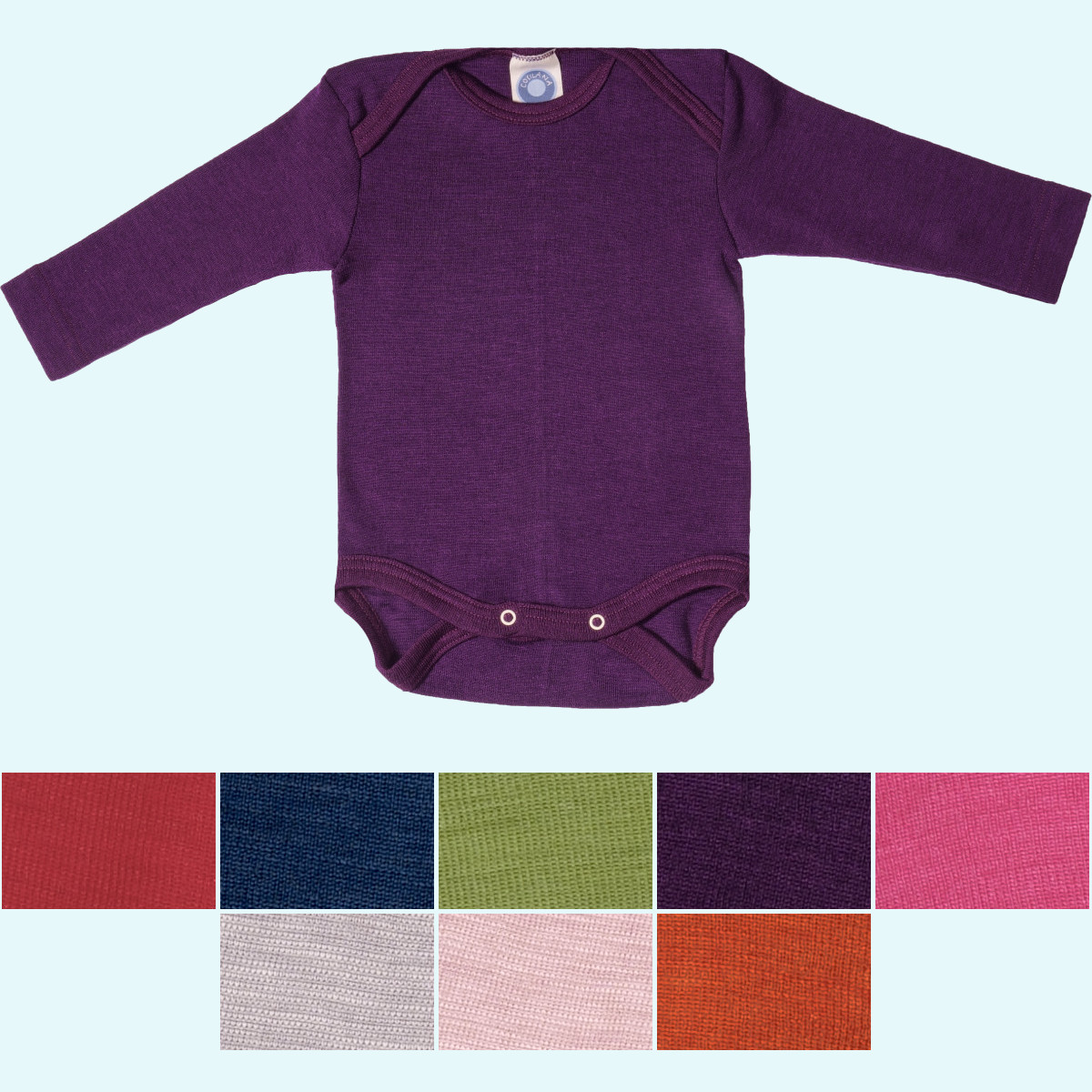 Baby Body Wolle Seide langarm GOTS - einfach wunderbar