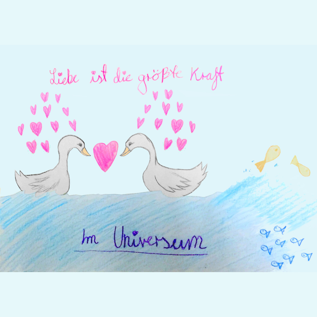 Postkarten mit schönen, tiefgehenden & berührenden Sprüchen & Motiven Wollkids Postkarten mit schönen Sprüchen & Motiven selbst gestaltet durch Kinderhand