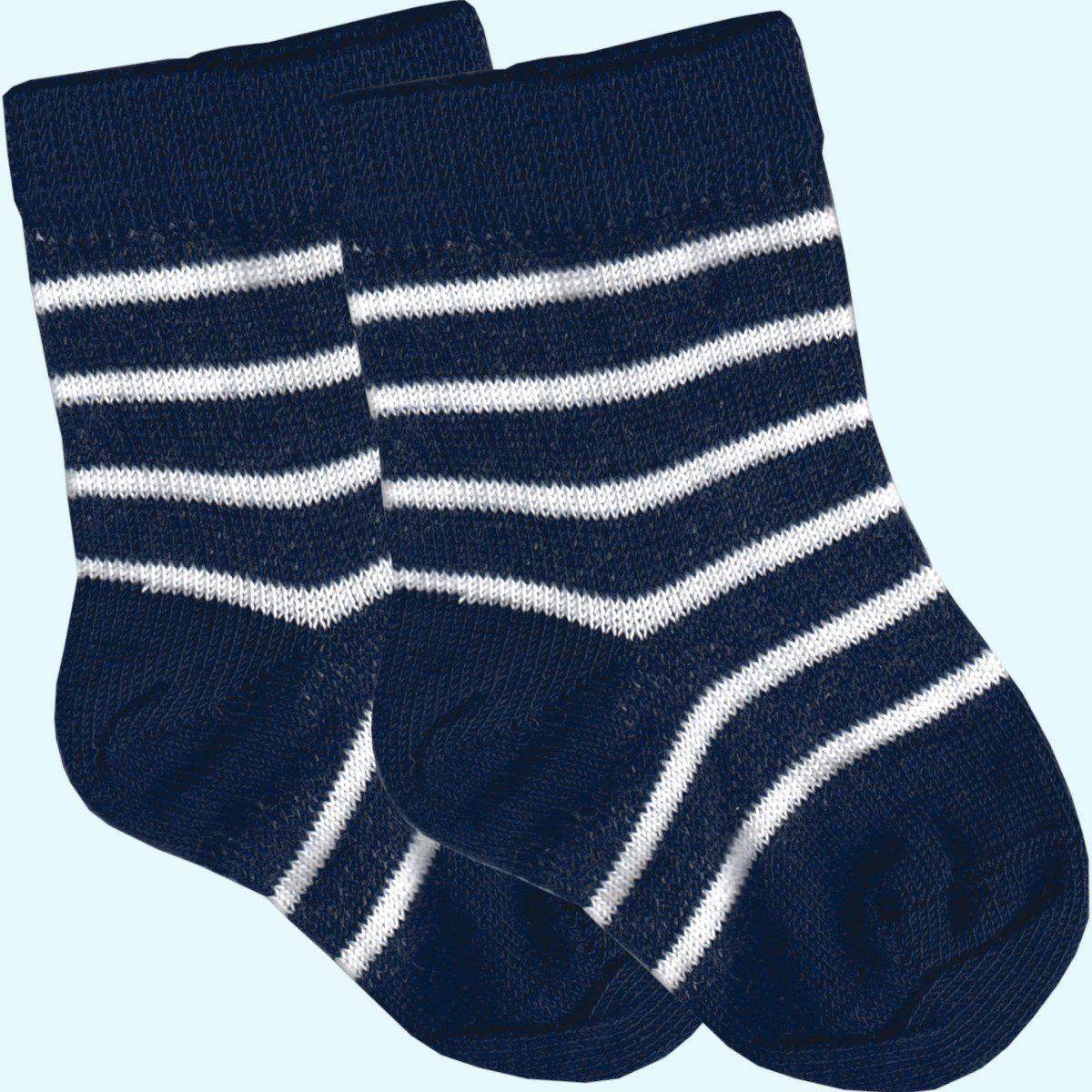 Schöne Babysocken geringelt aus sanfter Bio Baumwolle - Grödo Schöne Babysocken geringelt aus Bio Baumwolle von Grödo - GOTS