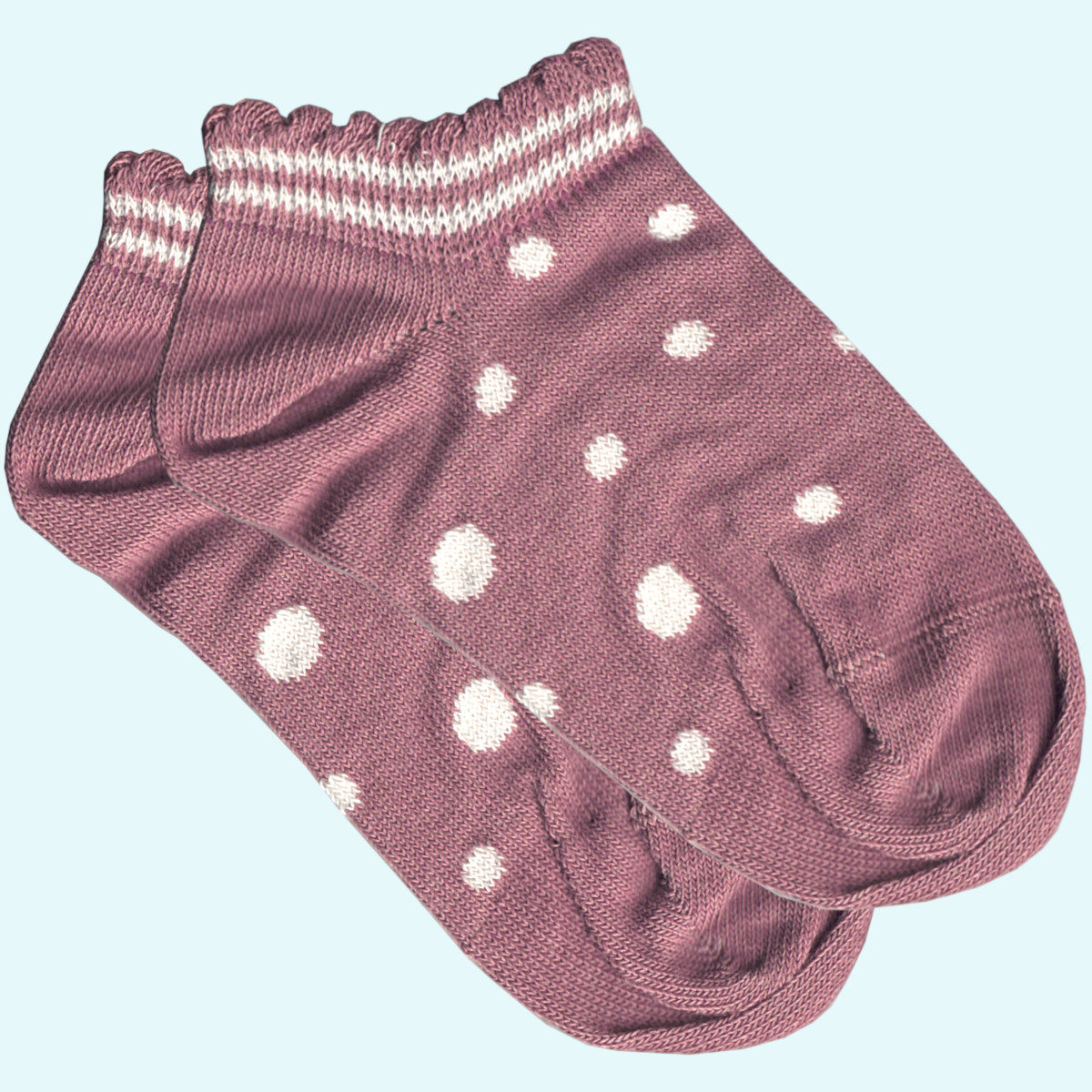 Kinder Sneaker Socken mit Rüschen - Grödo Bio Baumwolle Süße Sneaker Socken mit Rüschen für Kinder aus Bio Baumwolle von Grödo