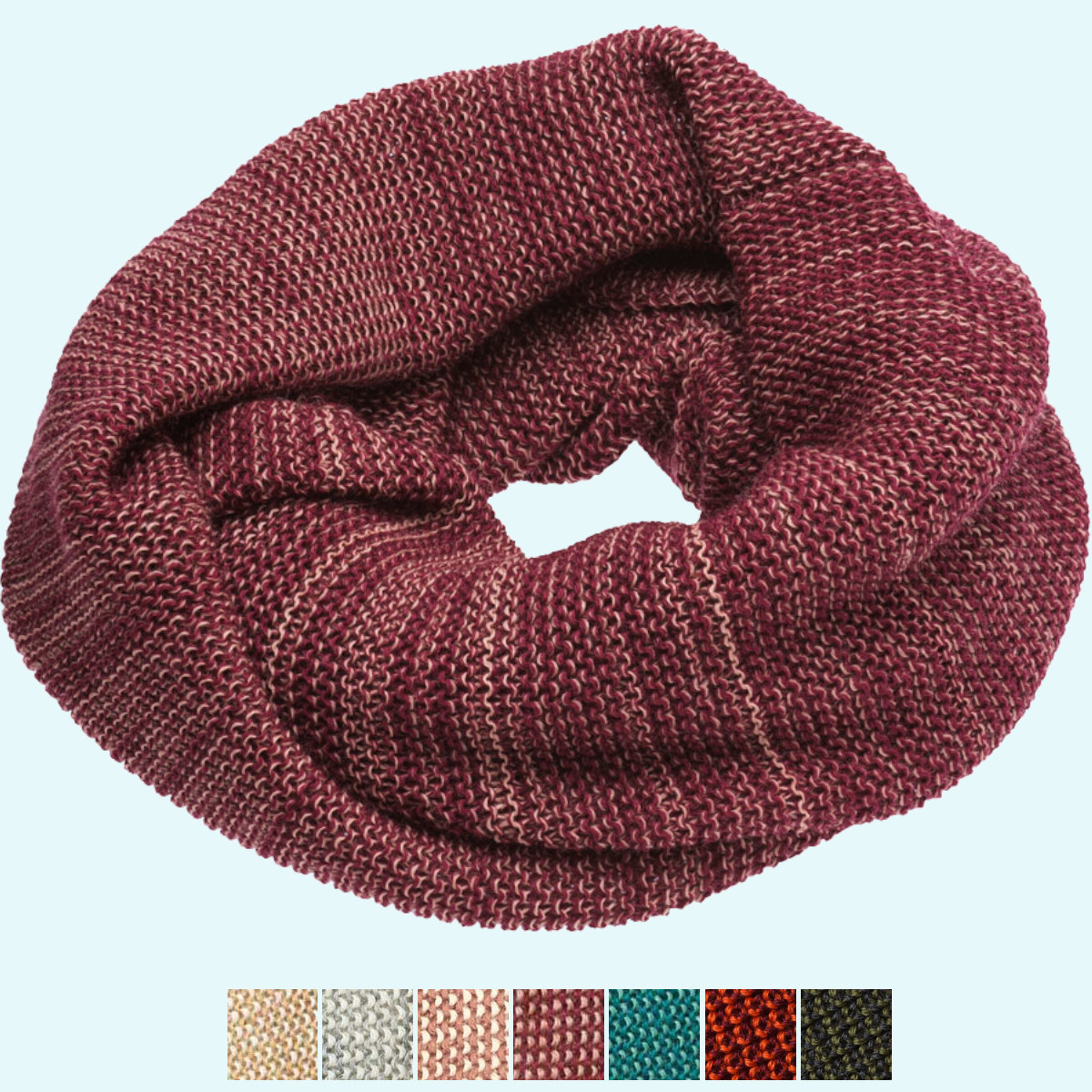 Dicker disana Winter Strick-Schlauchschal aus merino Schurwolle Großer, dicker disana Winter Strick-Schlauchschal/Loop für Kinder, Damen & Herren aus BIO merino Schurwolle GOTS