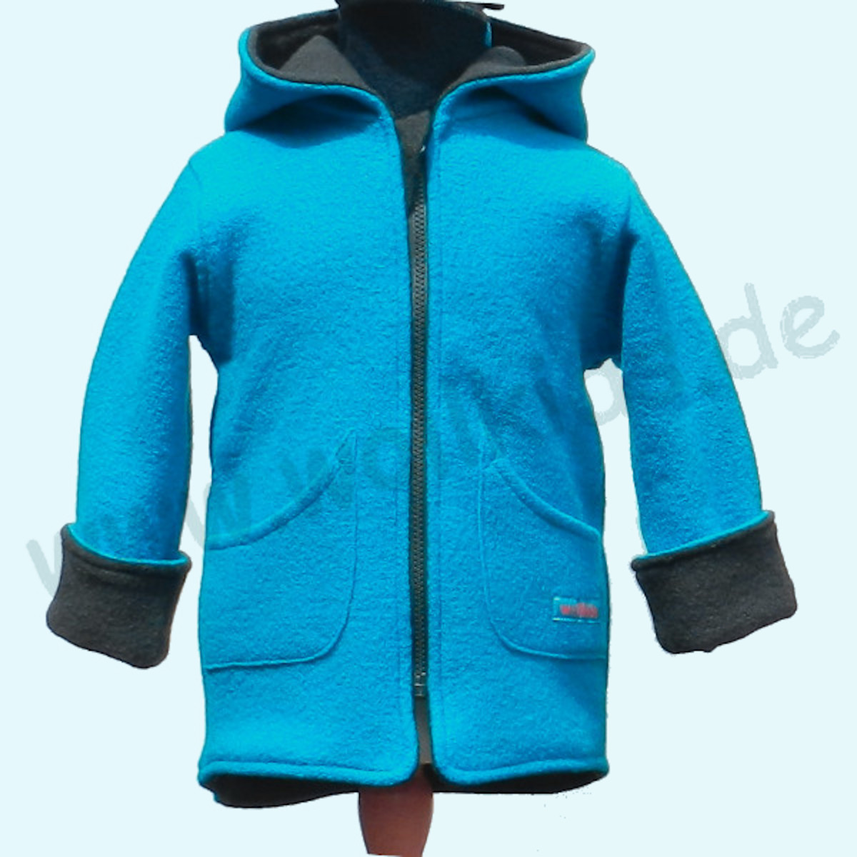 Wollwalk Jacke für Kinder - doppellagiger Walk 🌲 auch für den Waldkindergarten