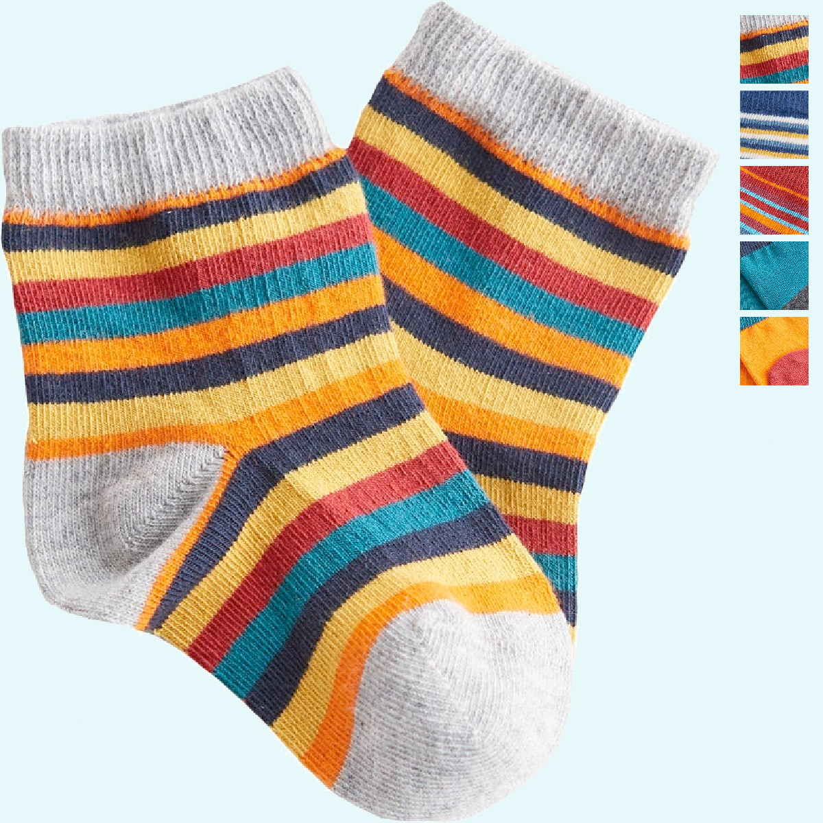Fröhlich bunte Socken aus feiner BIO Baumwolle - süße Farben Fröhlich bunte Socken aus feiner BIO Baumwolle - süße Farben