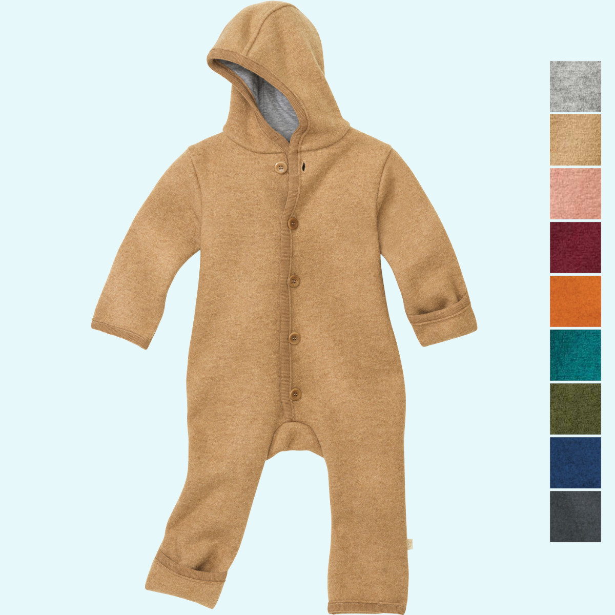 Walkoverall - Walkanzug - Overall aus BIO Schurwollwalk von Disana 🐰