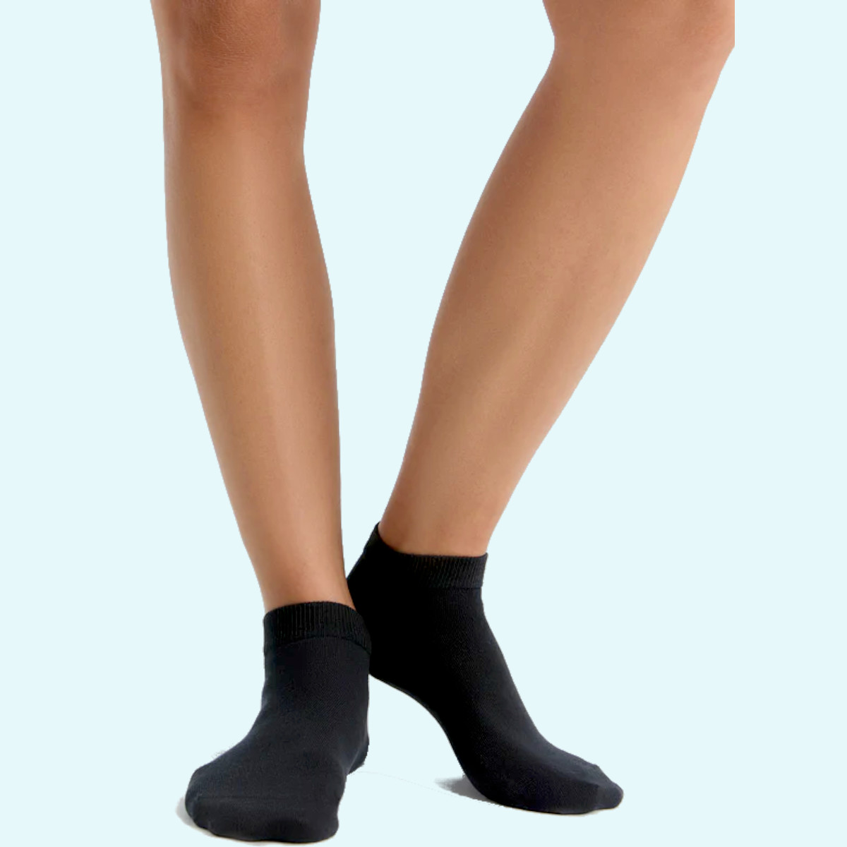 Damen Herren BIO Baumwoll Sneaker Socken farbig uni oder Ringel