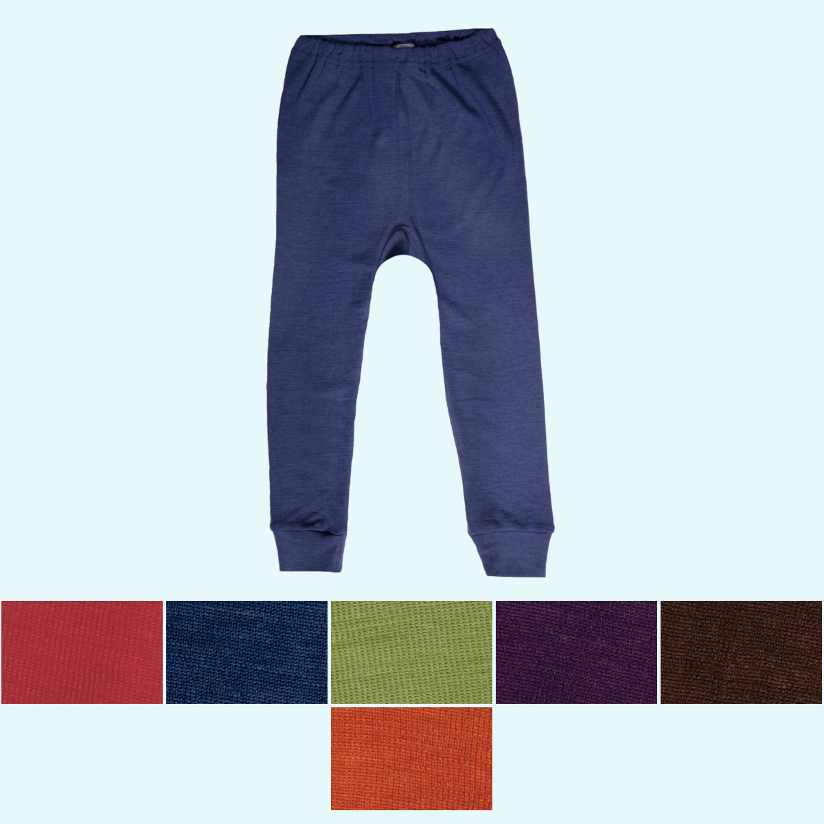 Lange Unterhose Wolle Seide - warm und kuschelweich