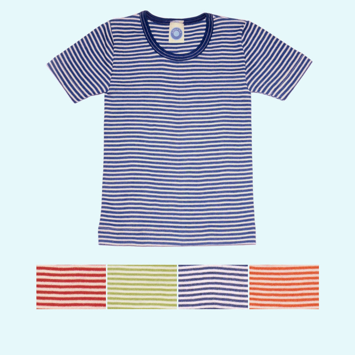 Kinder Shirt Wolle Seide kurzarm - ein flauschigweiches Erlebnis