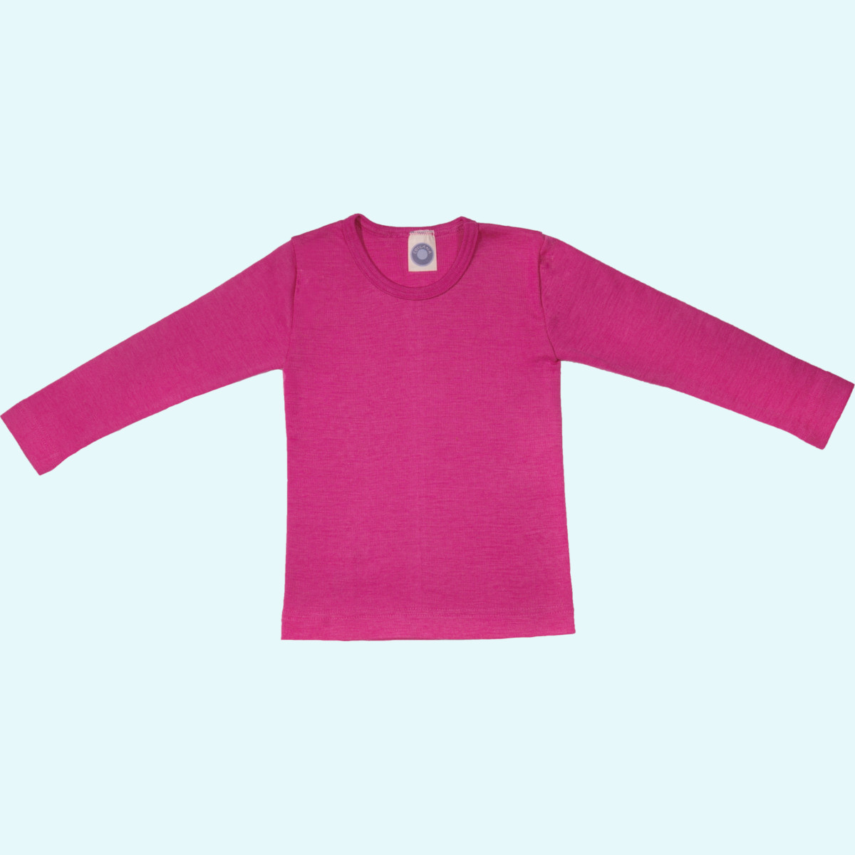 Kinder Shirt Wolle Seide langarm - warm und kuschelweich