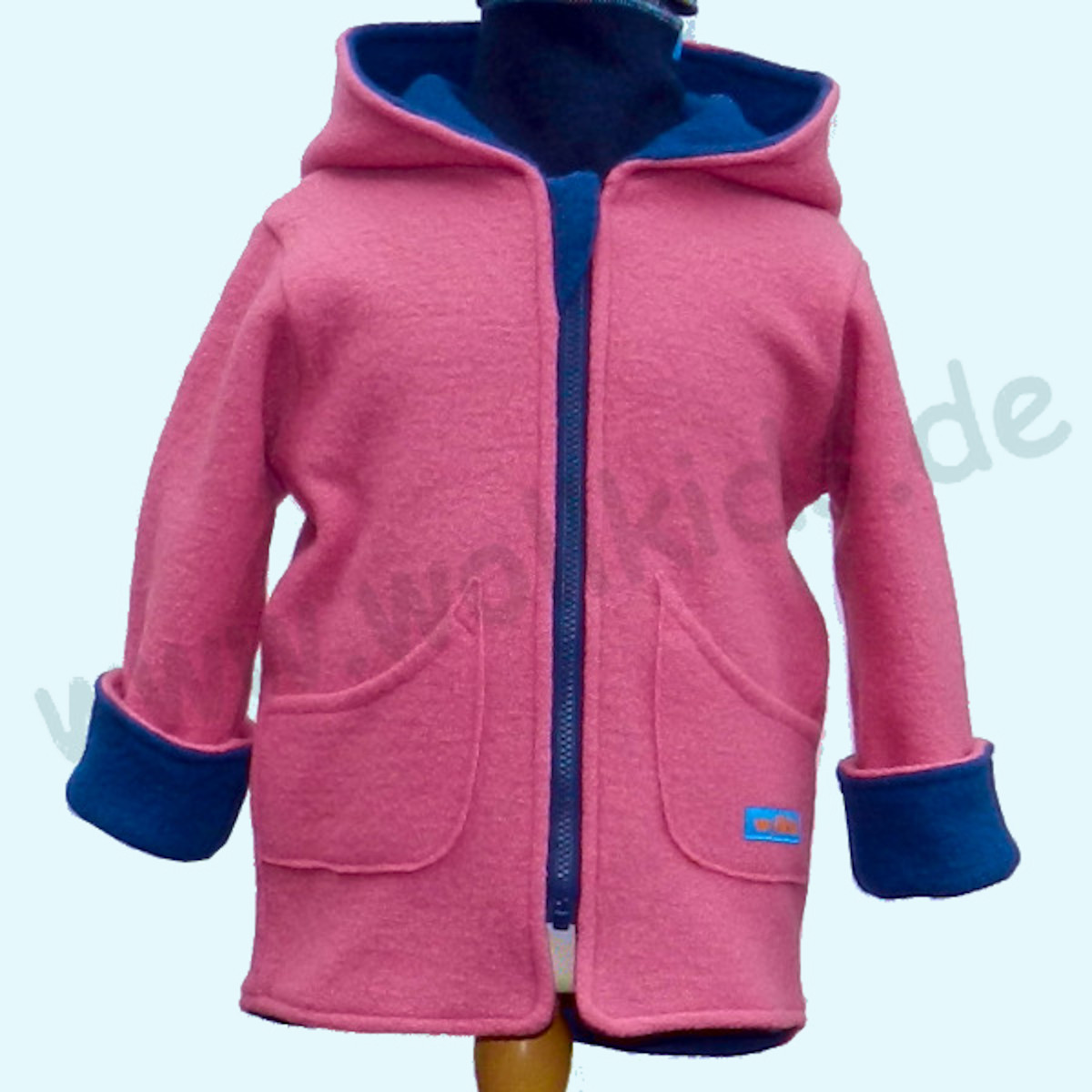 Walkjacke Wollwalkjacke Wolljacke für Kids 🌲 ideal auch für den Waldkindergarten