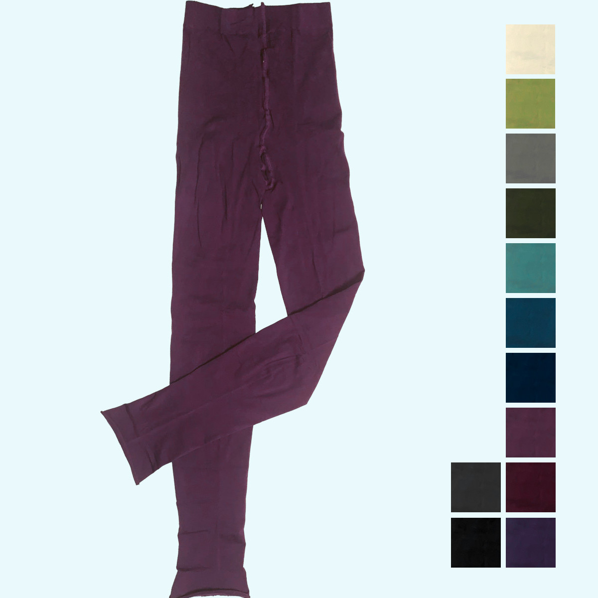 Hauchzarte Leggings aus BIO Baumwolle - Feinstrumpf, blickdicht