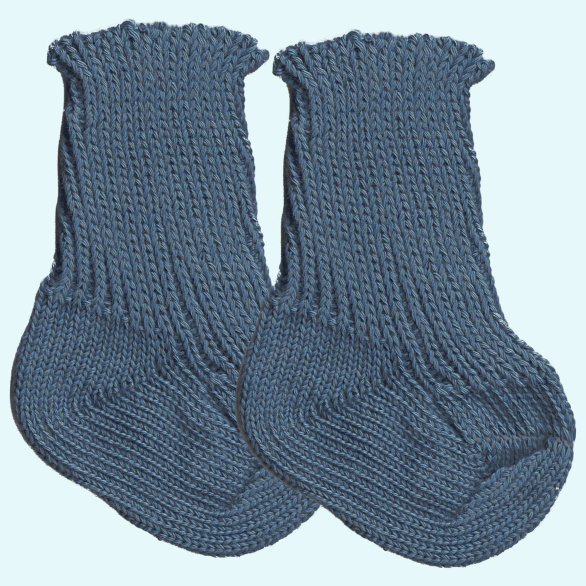 Warme Erstlingssocken aus reiner Bio Buamwolle - Grödo Warme Erstlingssocken aus reiner Bio Buamwolle von Grödo