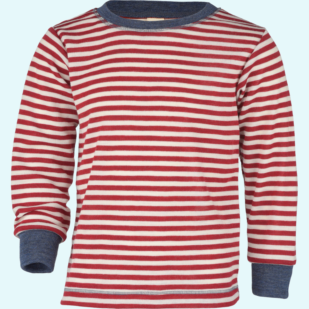 Kinder Pulli Schurwolle farbig geringelt IVN BEST
