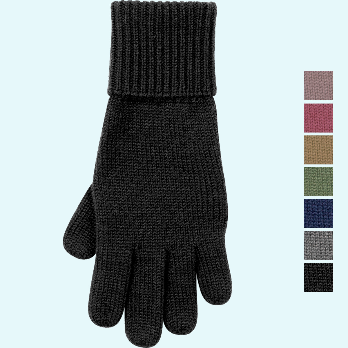 Warme PurePure Kinder Winter Wollhandschuhe aus 100% Merino Wolle Warme Kinder Wollhandschuhe & Strickhandschuhe aus 100% Merino Wolle für den Winter
