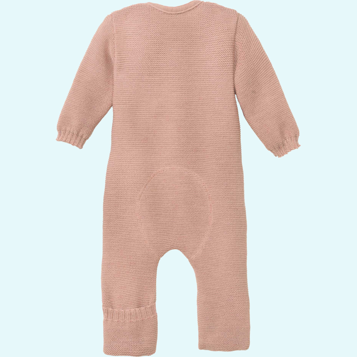 Warmer disana Baby Strick-Overall aus Merinowolle Winter Süßer muckeliger disana Baby indoor Strick-Overall/Wollanzug/Schlafanzug aus BIO merino Schurwolle für Winter Tage & Nächte GOTS