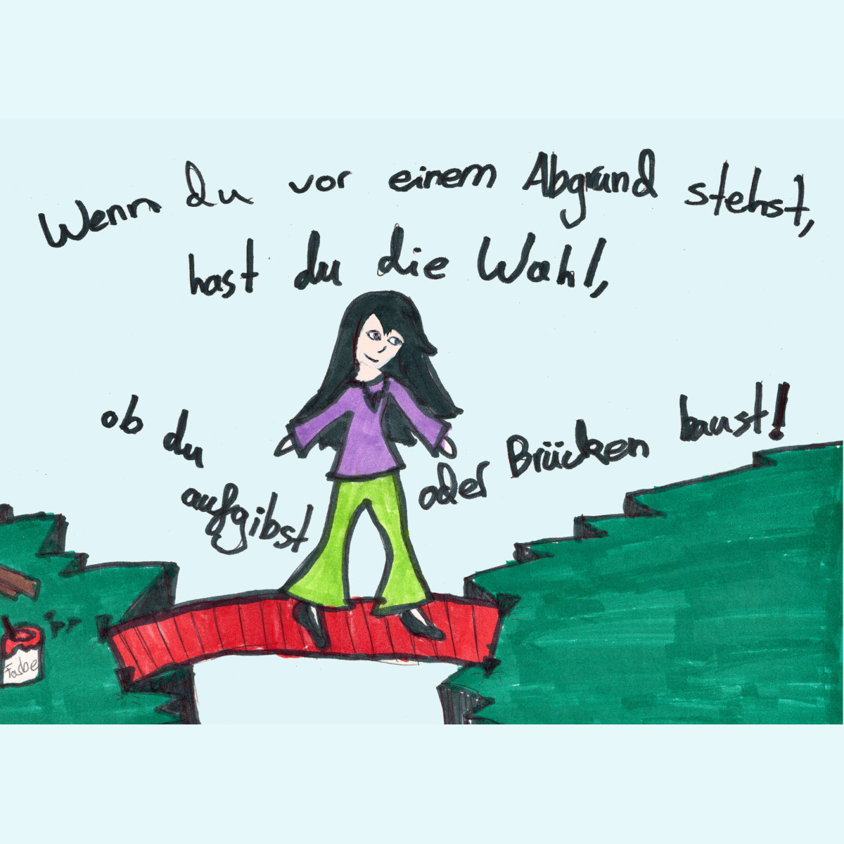 Postkarten mit schönen, tiefgehenden & berührenden Sprüchen & Motiven Wollkids Postkarten mit schönen Sprüchen & Motiven selbst gestaltet durch Kinderhand