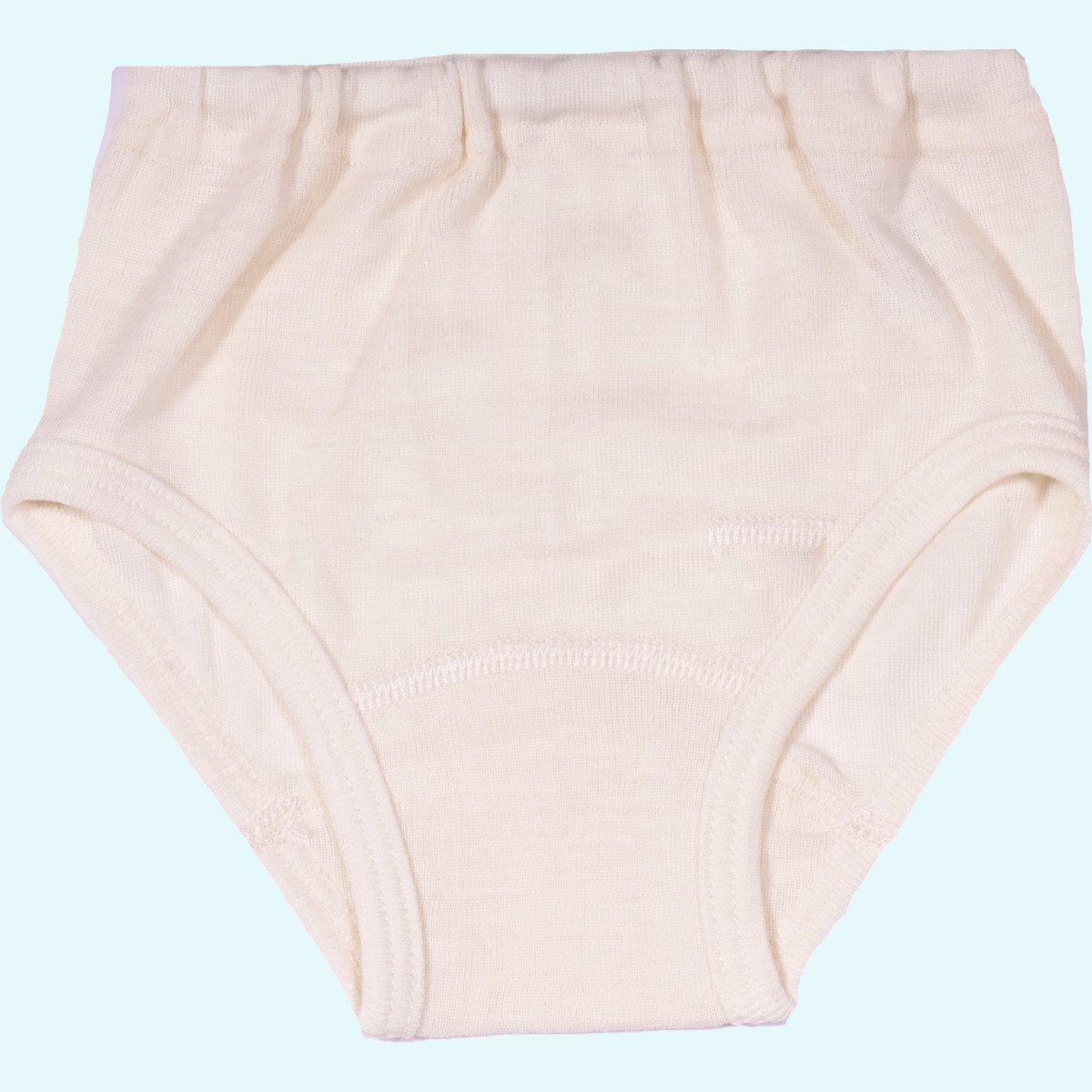 Kinder Slip Wolle Seide natur - angenehm kuschelweich