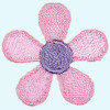 Blume: 26mm rosa/flieder