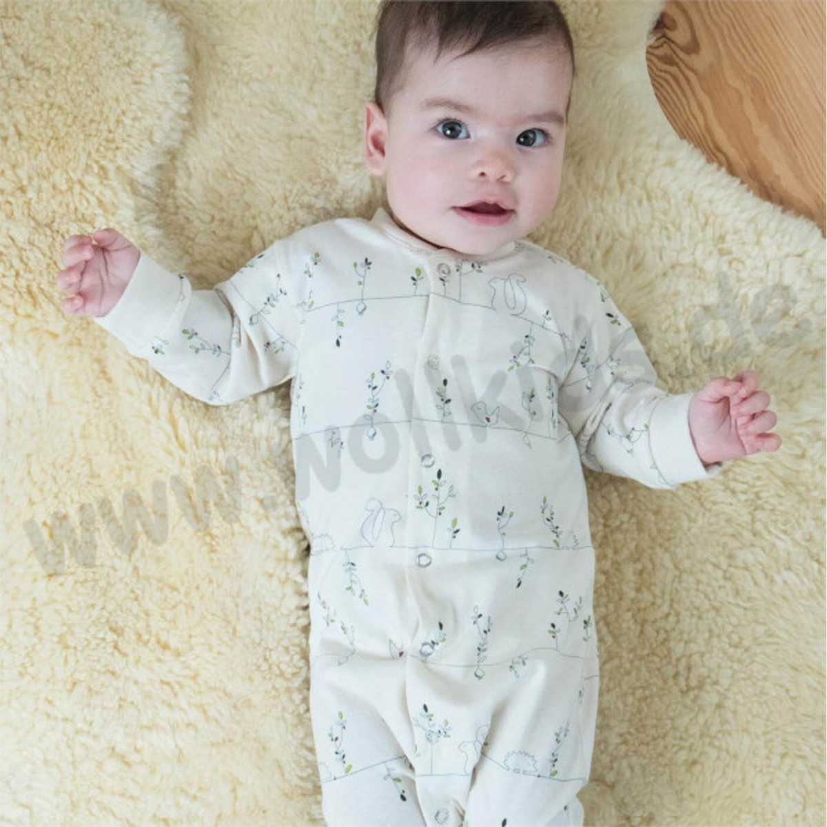 Bio Baumwolle Babystrampler - Schlafanzug - Strampler - Einteiler - GOTS - Organic