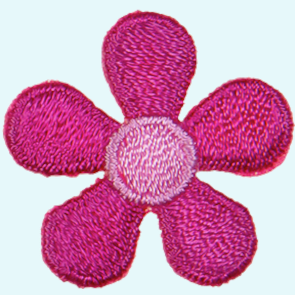 Veno Kinder & Erwachsenen Bügelapplikation Blume zum Aufbügeln auf Walk, Wollwalk, Kleidung & Stoff