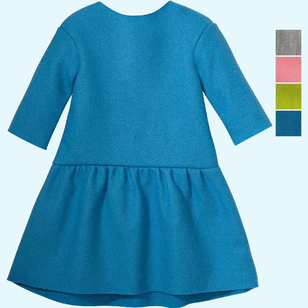 Süßes disana Walk-Kleid aus reiner BIO Schurwolle - leicht & luftig