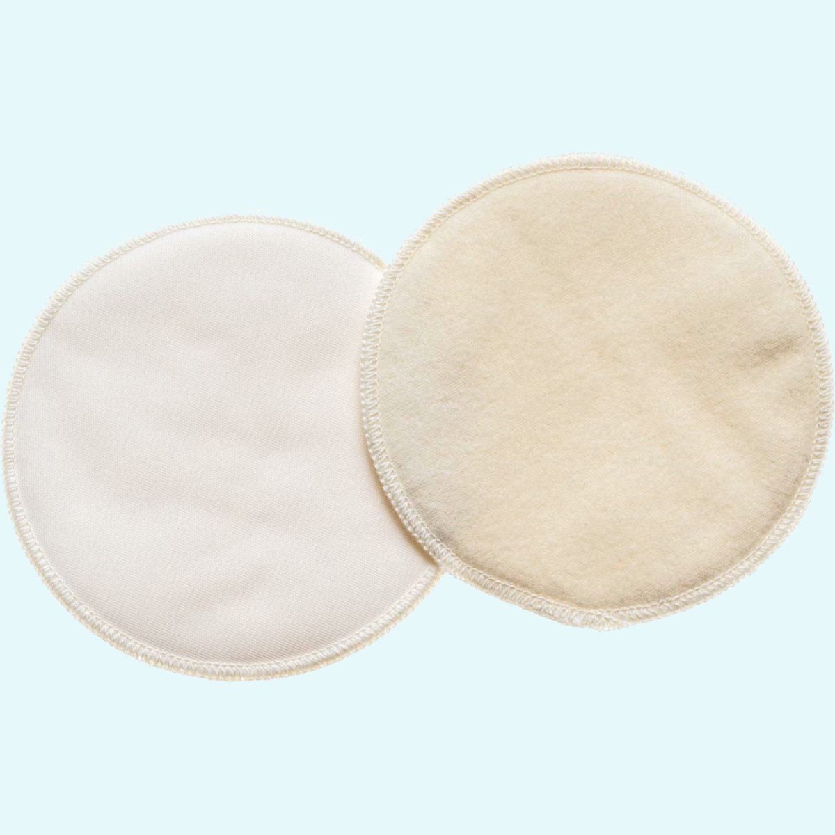 Zarte wasserdichte disana Baby Stilleinlagen aus Bio Baumwolle Zärtliche wasserdichte disana Baby Stilleinlagen aus Bio Baumwolle 11cm & 14cm mit Microfaser Schutz