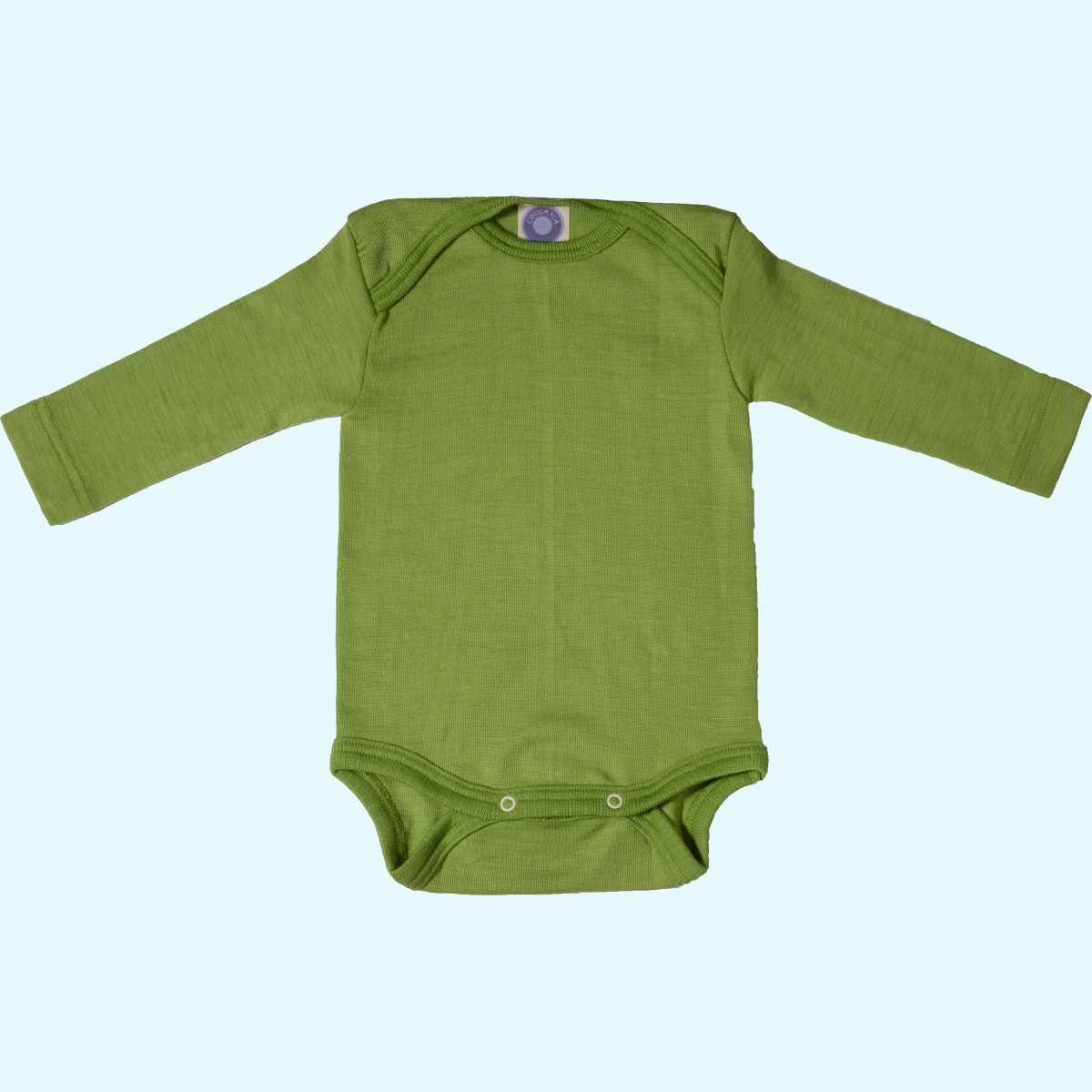 Warmer Cosilana Baby Body langarm aus merino Wolle/Seide Baby Body langarm einfarbig von Cosilana aus BIO merino Schurwolle/Seide - ideal im Winter & bei empfindlicher Haut GOTS