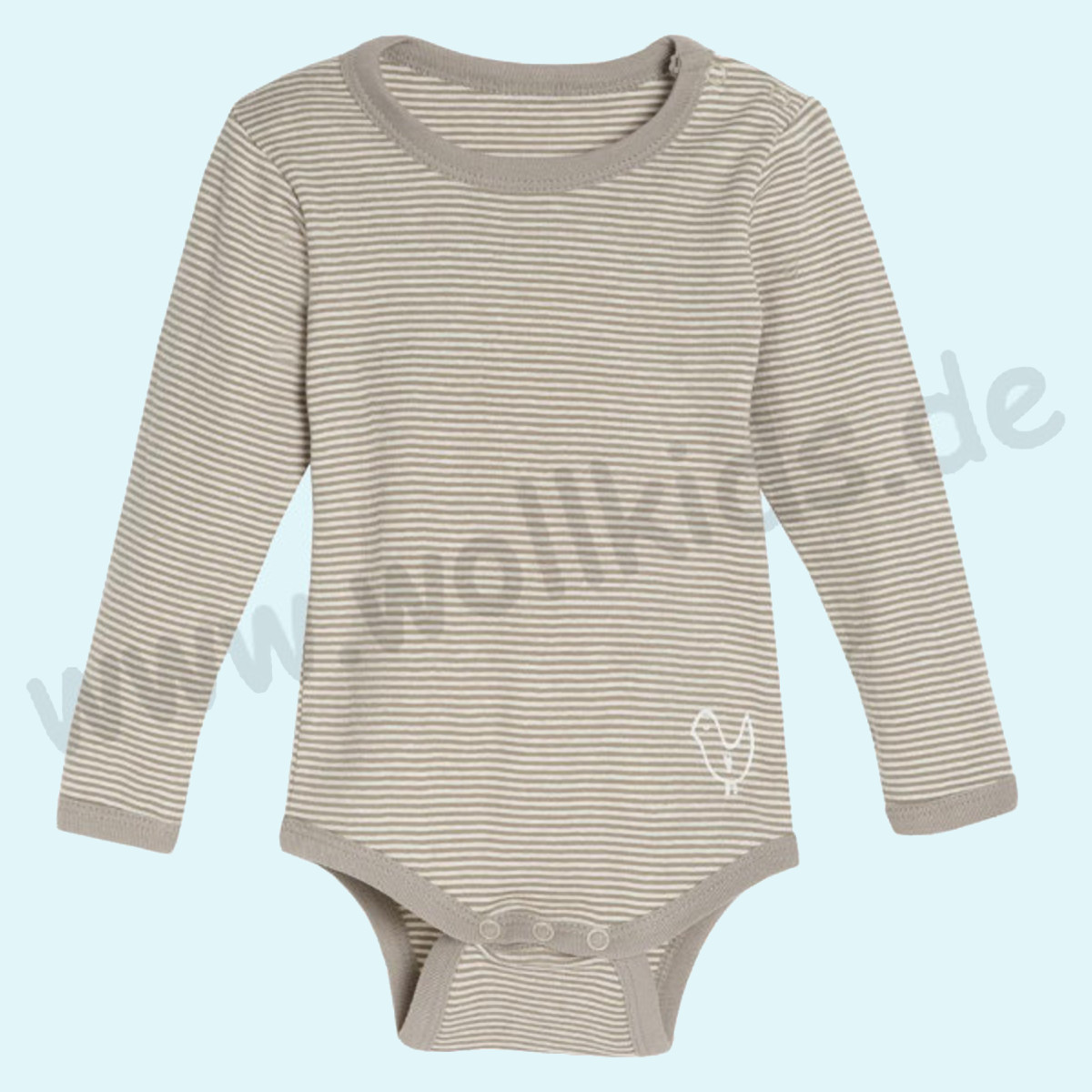 Süßer langarm Baby Body aus 100% Bio Baumwolle - Living Crafts Langarm Baby Body aus 100% Bio Baumwolle von Living Crafts