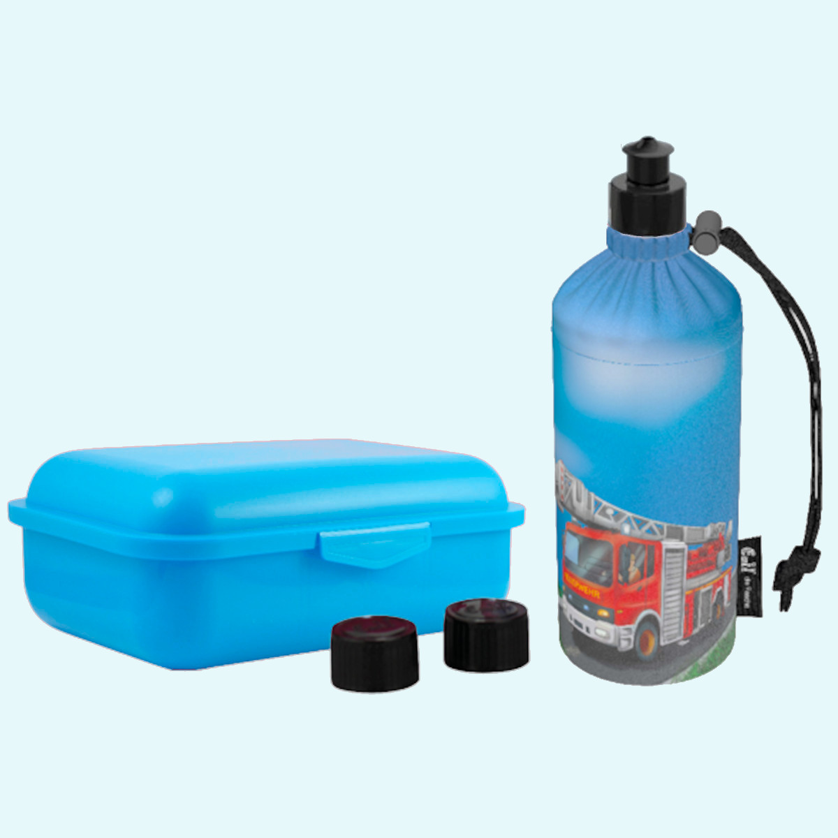 Starter-Set: Emil die Flasche - Flasche, BIO-Brotdose, Trinkcap, Ersatzverschlüsse