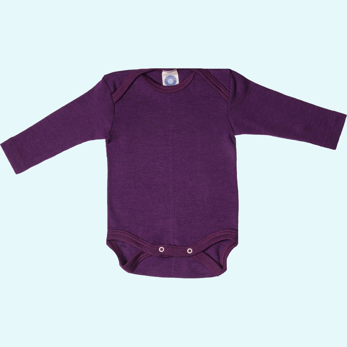 Warmer Cosilana Baby Body langarm aus merino Wolle/Seide Baby Body langarm einfarbig von Cosilana aus BIO merino Schurwolle/Seide - ideal im Winter & bei empfindlicher Haut GOTS