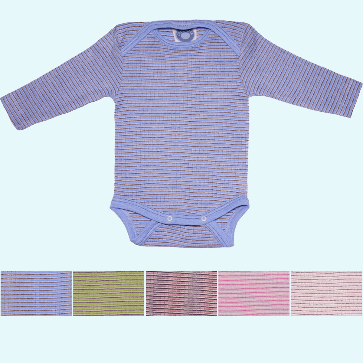 Baby Body Langarm Wolle Seide Baumwolle - Sommer und Winter