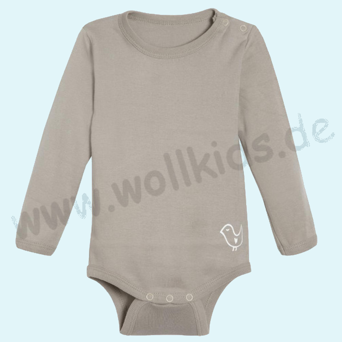 Süßer langarm Baby Body aus 100% Bio Baumwolle - Living Crafts Langarm Baby Body aus 100% Bio Baumwolle von Living Crafts