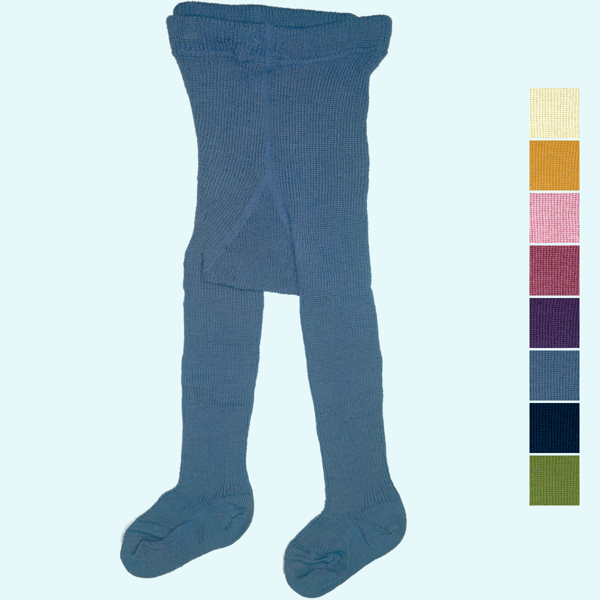 Klassische Baby Strumpfhose aus reiner BIO Schurwolle - kuschelig schön