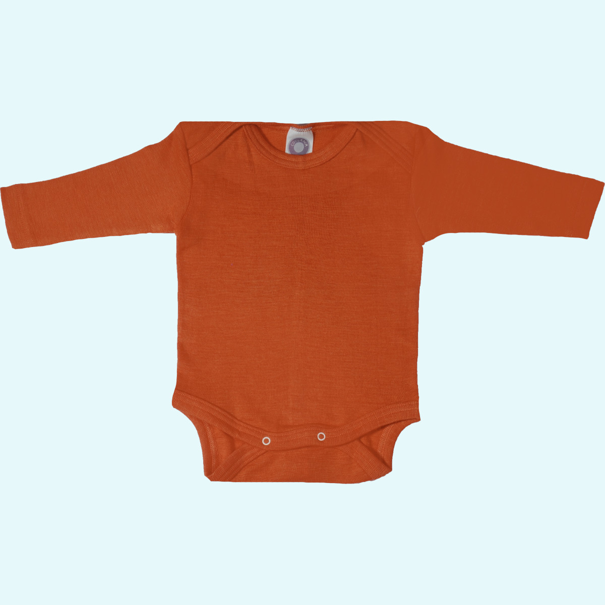 Warmer Cosilana Baby Body langarm aus merino Wolle/Seide Baby Body langarm einfarbig von Cosilana aus BIO merino Schurwolle/Seide - ideal im Winter & bei empfindlicher Haut GOTS