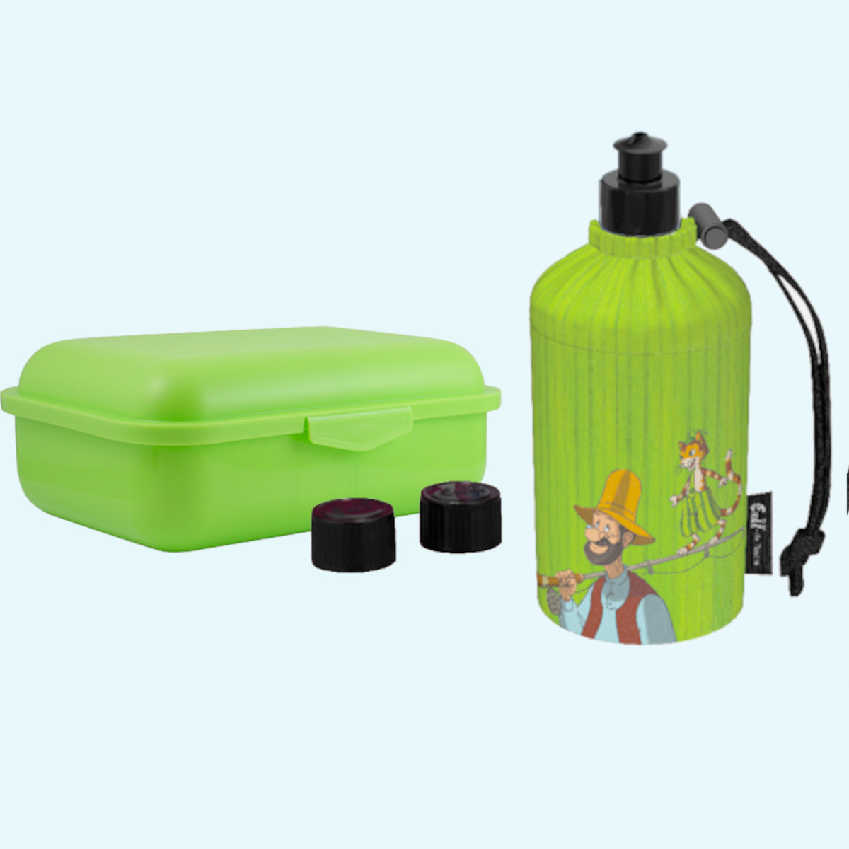 Starter-Set: Emil die Flasche - Flasche, BIO-Brotdose, Trinkcap, Ersatzverschlüsse