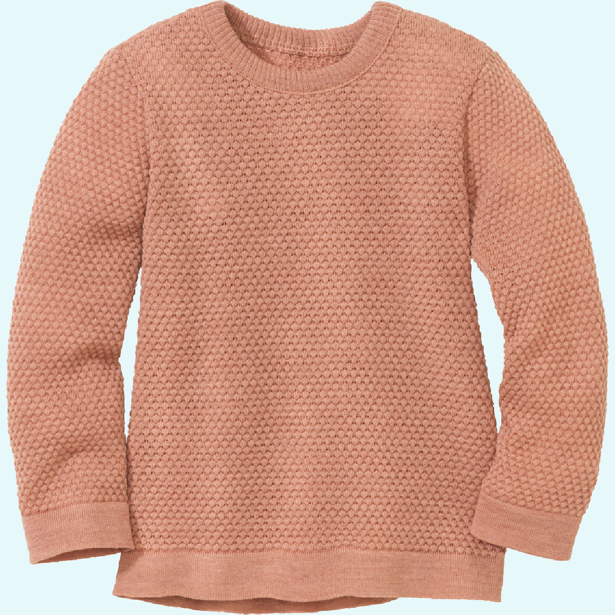 Zärtlicher disana Baby & Kinder Strick-Pullover Merinowolle Zärtlicher disana Baby & Kinder Wabenstrick-Pullover/ Wollpullover/Strickpullover aus BIO merino Schurwolle für den Winter GOTS