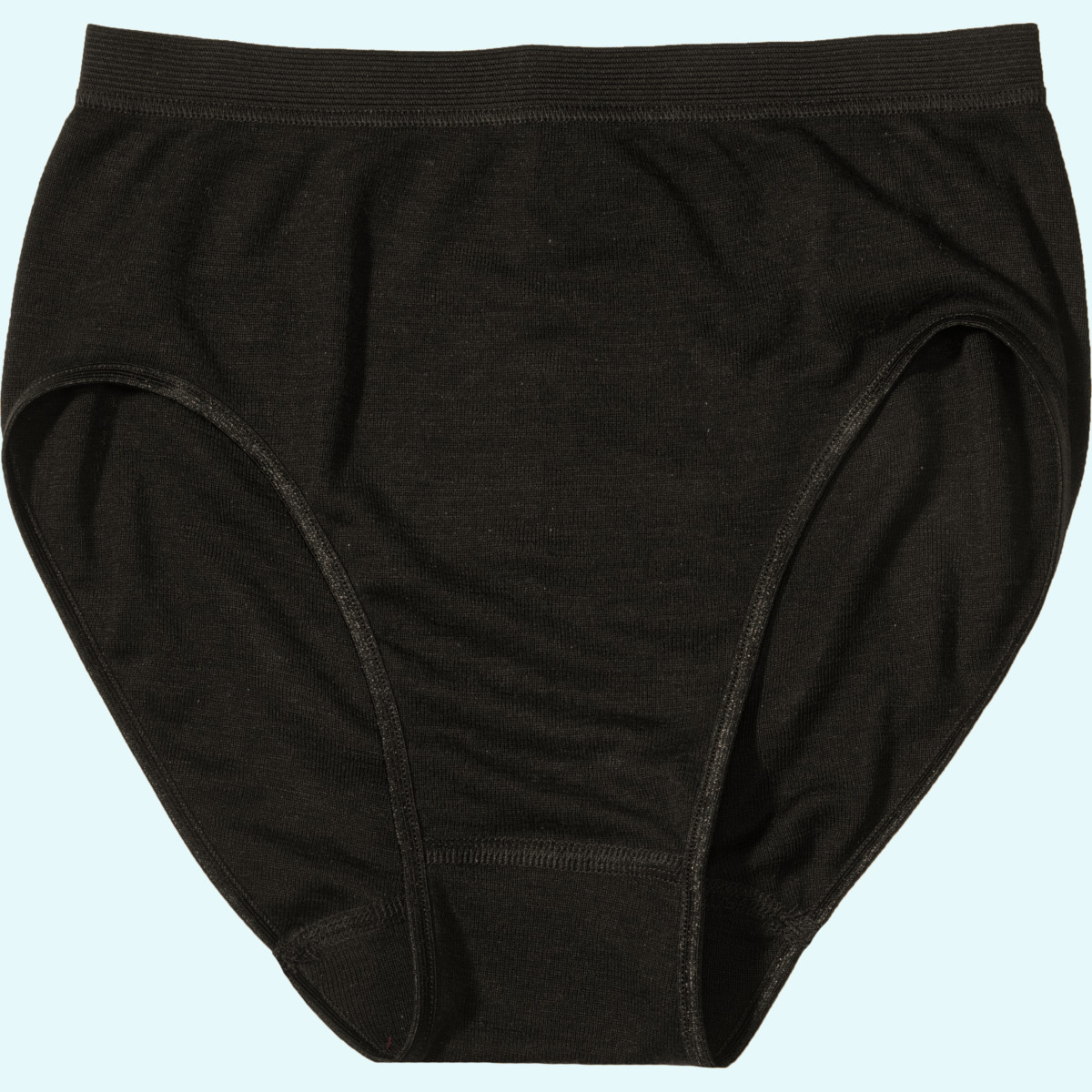Weicher Cosilana Damen Unterwäsche Slip Merinowolle Seide Zarter Unterwäsche Slip schwarz/weiß für Damen aus kbT merino Schurwolle/Seide von Cosilana - ideal im Winter & bei empfindlicher Haut GOTS