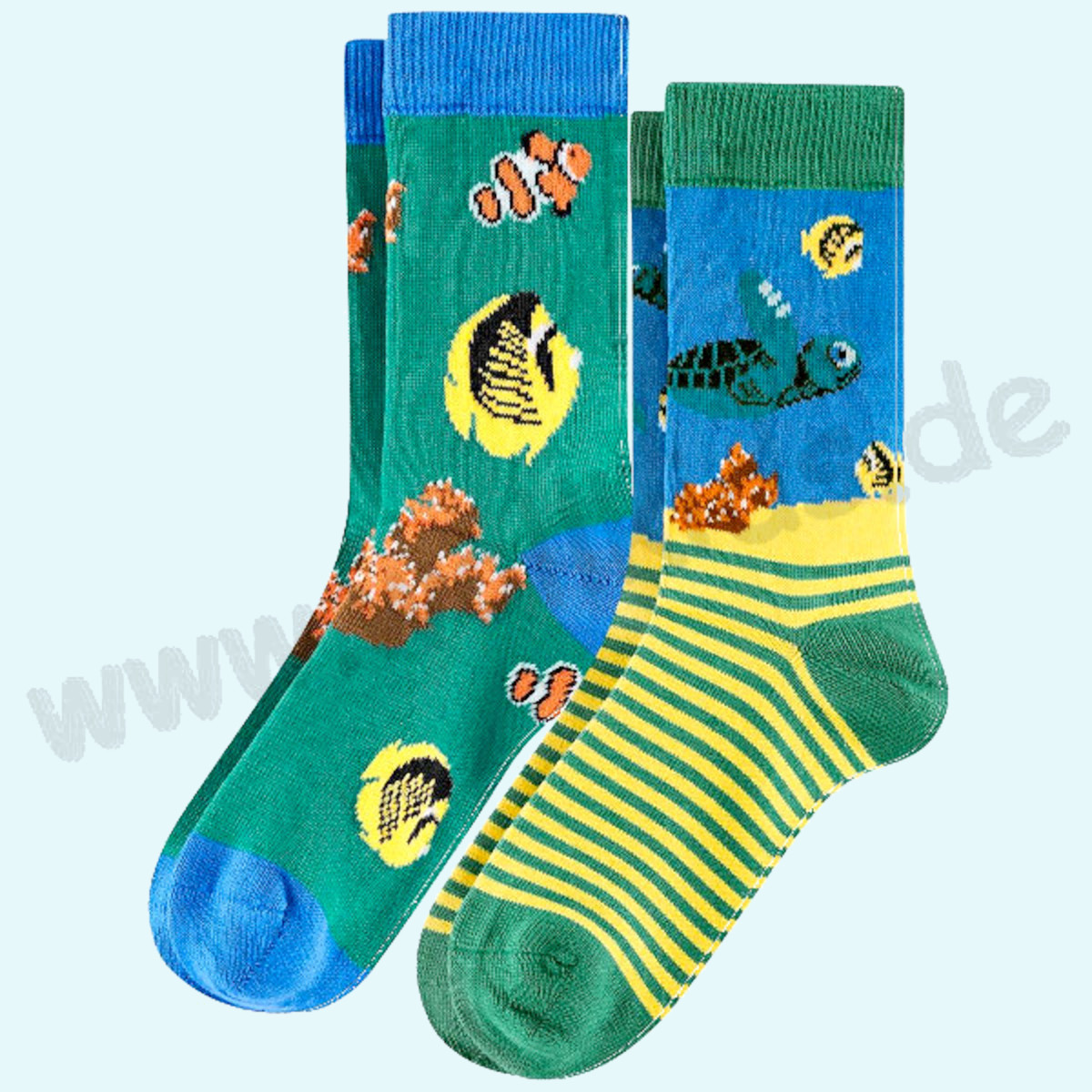 Süße Kindersocken BIO Baumwolle im 2er Pack von Livingcrafts Süße Kindersocken aus reiner BIO Baumwolle im 2er Pack von Livingcrafts