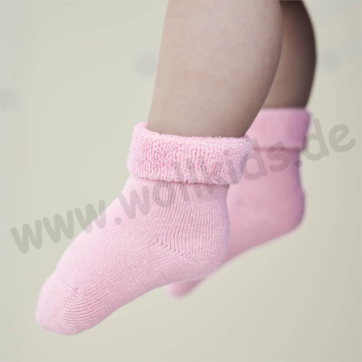 Baby Frottee Socken aus 100% BIO Baumwolle - Living Crafts Baby Plüsch-Socken aus reinem BIO Baumwolle Frottee von Living Crafts