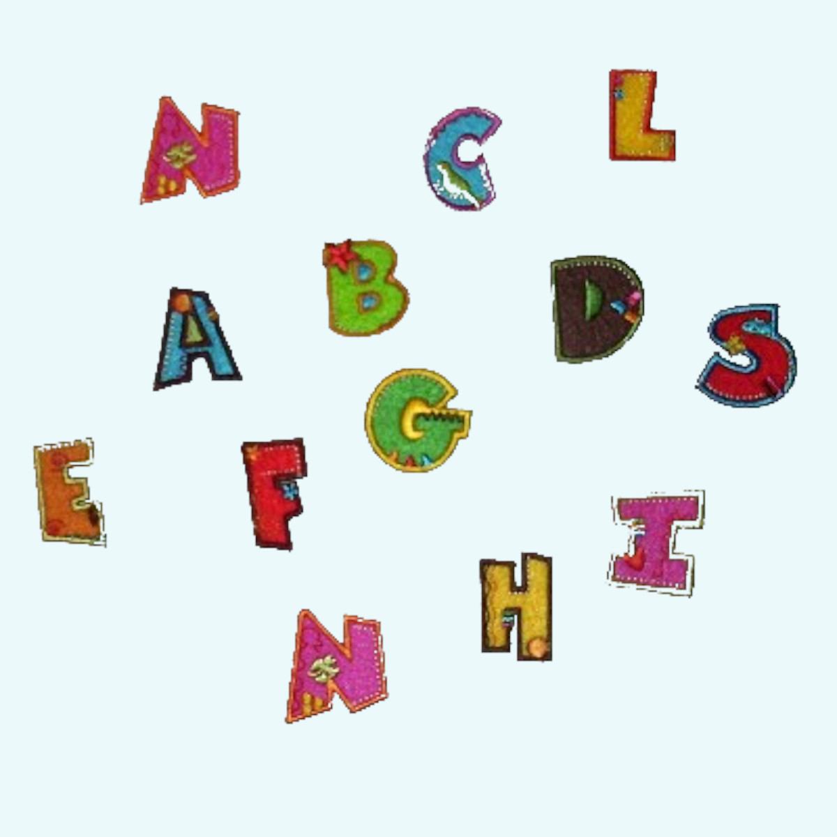 Veno Bügelapplikation Buchstaben zum Aufbügeln auf Wollwalk, Kleidung & Stoff Veno Kinder & Erwachsenen Bügelapplikation Herz zum Aufbügeln auf Walk, Wollwalk, Kleidung & Stoff