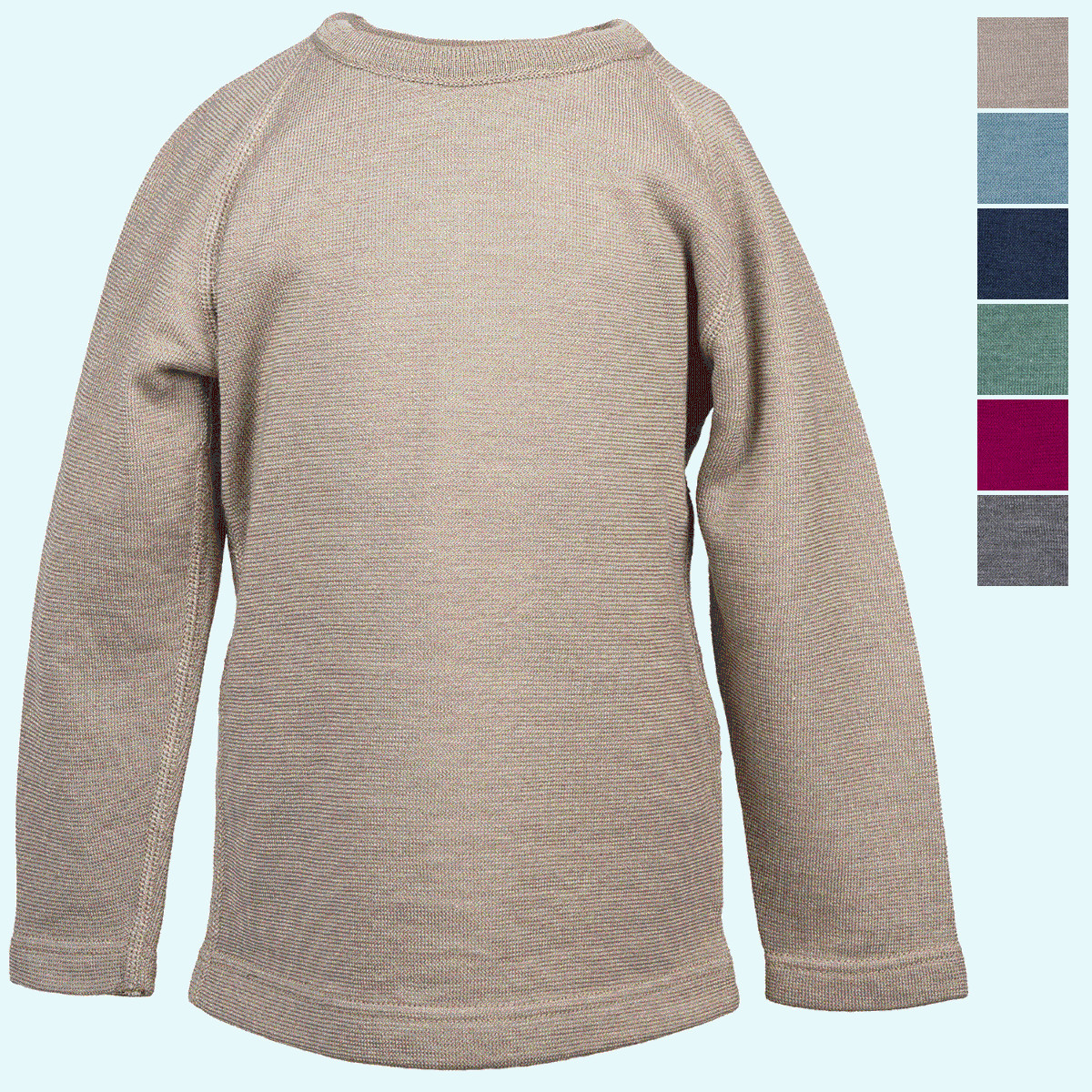 Traumhafter Pullover aus BIO Wolle Seide Frottee - Warm, weich - absolut genial - GOTS