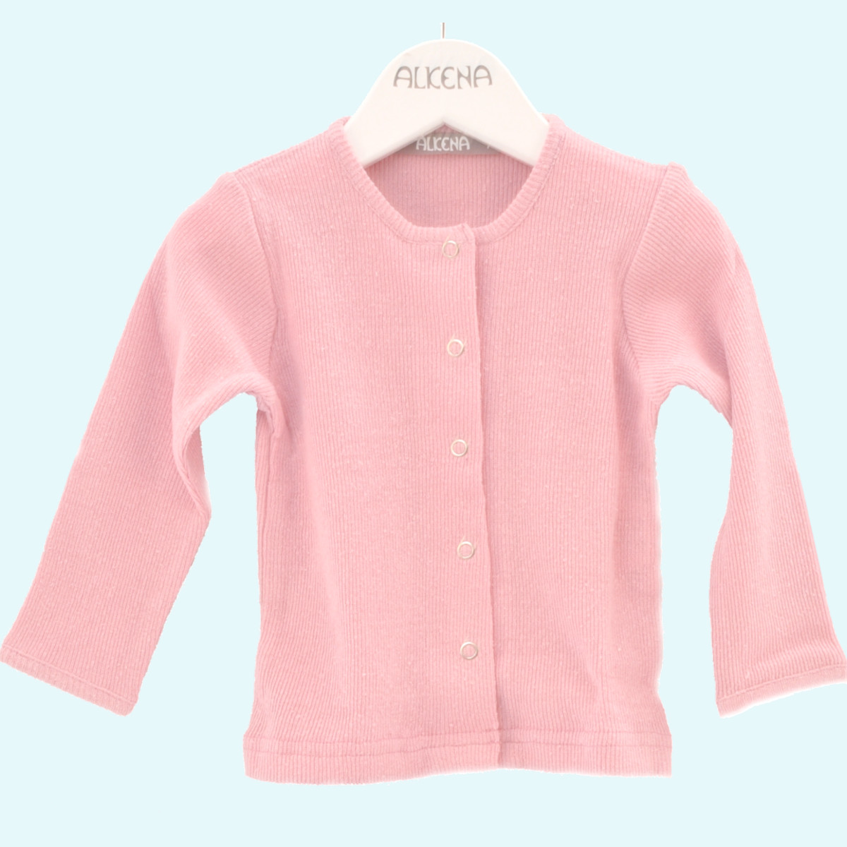 Leichte Baby Sommerjacke aus 100% Bourette Seide - Alkena Leichte Sommerjacke für Babys aus reiner Bourette Seide von Alkena