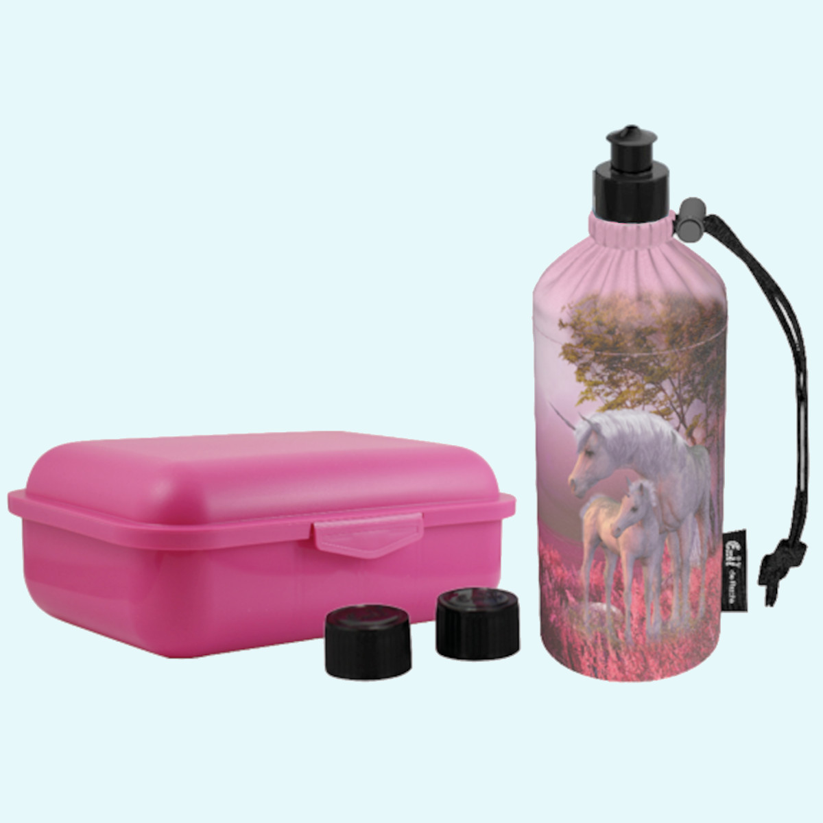 Starter-Set: Emil die Flasche - Flasche, BIO-Brotdose, Trinkcap, Ersatzverschlüsse