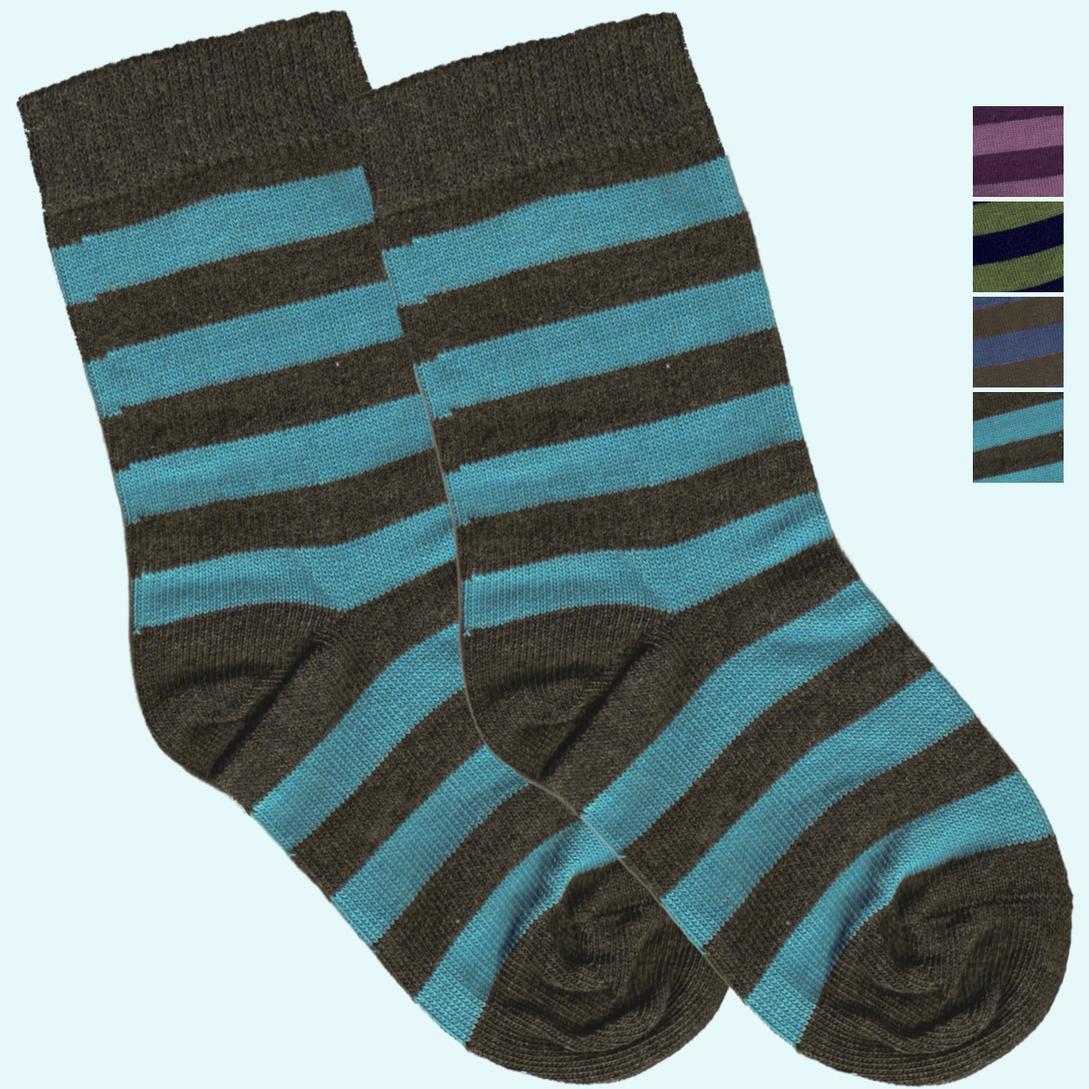 Schöne Kinder Socken aus Bio Baumwolle - Grödo Ringel Schöne Socken geringelt für Kinder aus Bio Baumwolle von Grödo