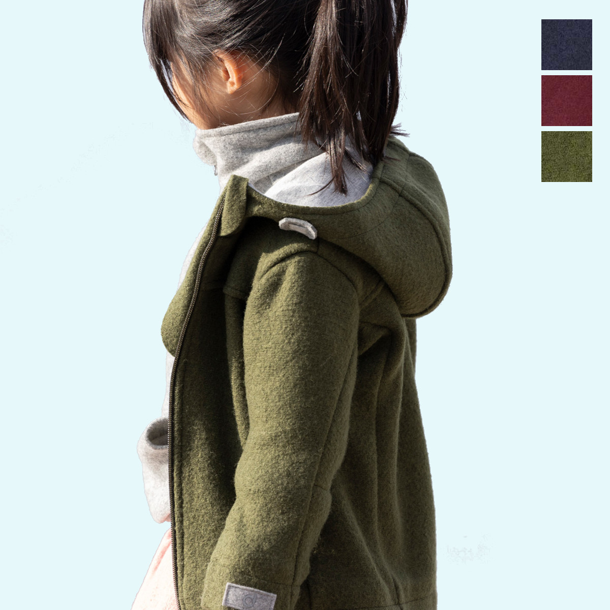 Disana Outdoor-Jacke aus Merino Wollwalk - mit vielen Details - richtig-warme Winterjacke