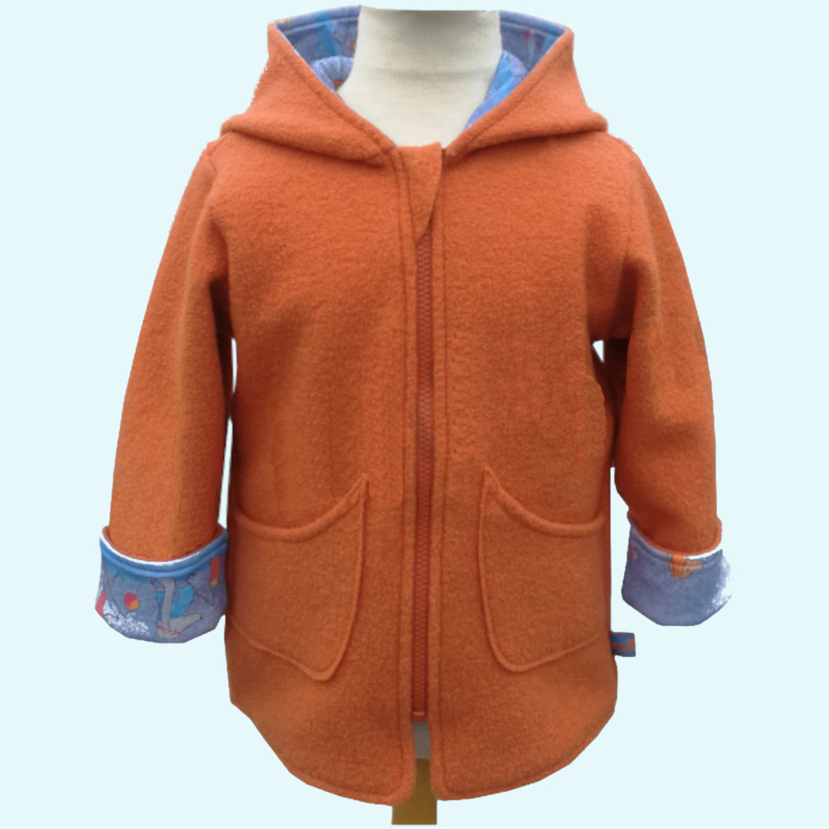 Laternenumzug... Wundervolle Walkjacke mit BIO Baumwoll-Futter