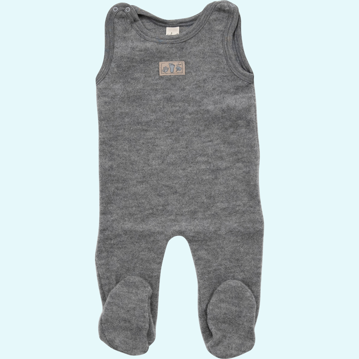 Kuscheliger Lilano Baby Strampler merino Schurwoll-Frottee-Plüsch Dicker, warmer Lilano Baby Strampler aus BIO merino Schurwoll-Frottee-Plüsch